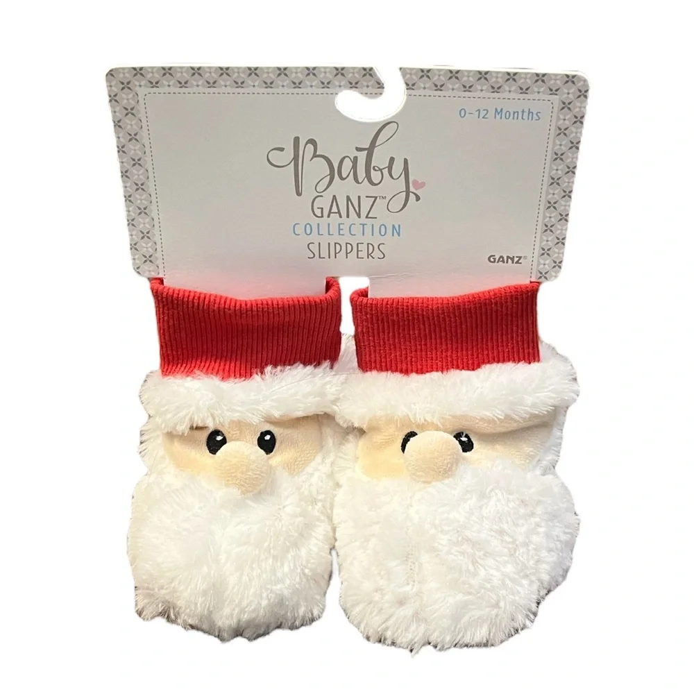 🌟NWT🌟 Baby Christmas Santa Slippers and Socks/Bow Lot